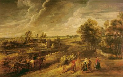 Peasants returning from the fields, c.1632-34 by Peter Paul Rubens
